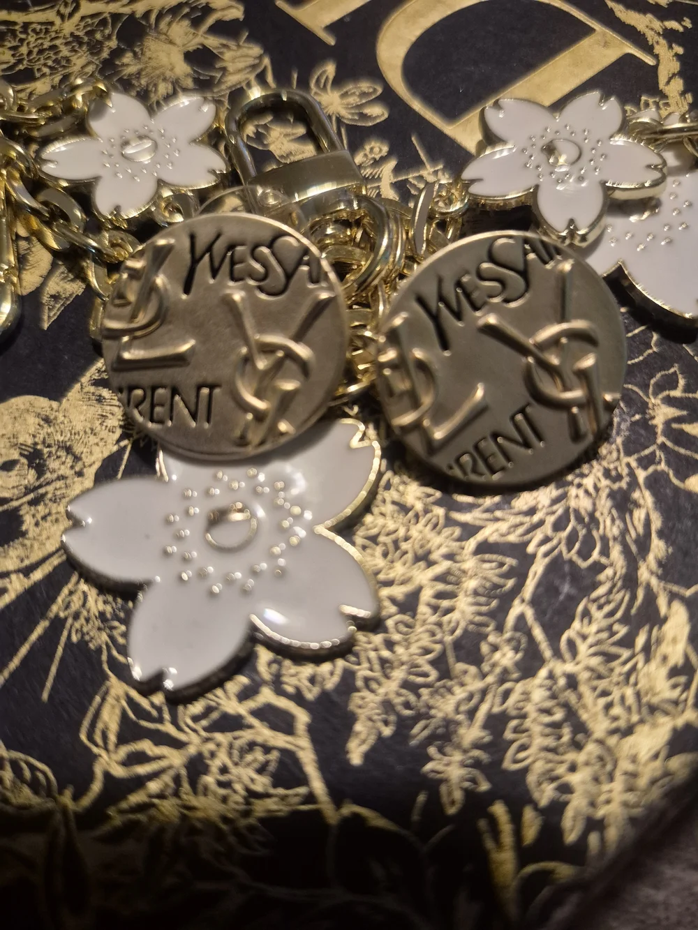 Gold Coin Monogram Cufflinks